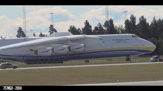 Extremly short takeoff  Antonov An225 Crazy Takeoff from Oslo Gardermoen [upl. by Matland928]