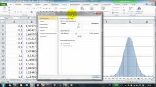 Excel  297  Normalverteilung und Verteilungsfunktion  Glockenkurve mit NORMVERT [upl. by Aay]