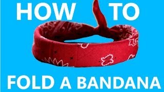 How To FoldTie a Bandana the REAL way [upl. by Auqenahc]