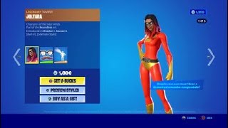 JOLTARA “LEGENDARY” OUTFIT 1800 V Bucks  Fortnite Review [upl. by Aleka579]