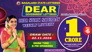 LOTTERY SAMBAD DEAR 8 PM 02112024 NAGALAND LOTTERY LIVE DEAR LOTTERY LIVE LOTTERY SAMBAD LIVE [upl. by Markos]