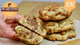 Copycat Homemade Levain Bakery Cookies Recipe  Williams Kitchen [upl. by Yessej]