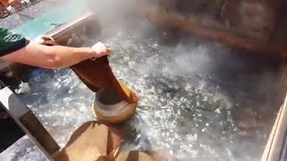 Rice Cooking by Hot Water Springs at Manikaran Sahib  Manikaran Sahib Himachal Pradesh [upl. by Alleyn]