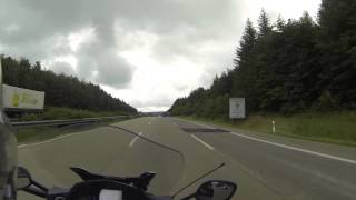 BMW K1600 on Autobahn [upl. by Ethyl756]