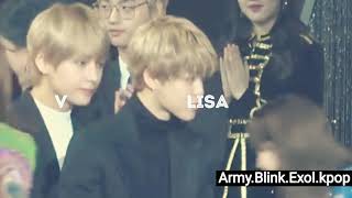 Taehyung x Lisa Best Moments Taelice BTS x BLACKPINK [upl. by Jillana945]