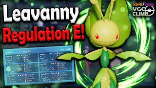 Go FAST Hit HARD with this LEAVANNY Sun Team  Pokemon Scarlet and Violet VGC 2024  Regulation E [upl. by Idnahk879]