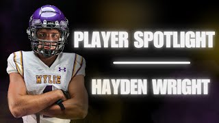 Hayden Wright Player Spotlight [upl. by Akcirre440]