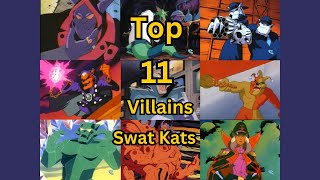 Top 11 Villains of SWAT Kats The Radical Squadron Revealed Copy [upl. by Caldera]