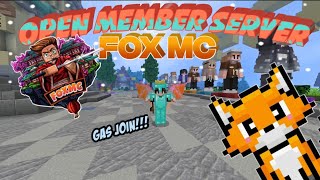 Open Member Server Support 121  FOX MC  Anti lag Dan Banyak Update [upl. by Delija]