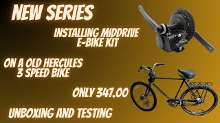 Installing an affordable Middrive Ebike kit from Amazon Tongsheng TSDZ2B [upl. by Remat]