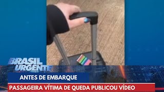 Passageira vítima de queda de avião em SP publicou vídeo antes de embarque  Brasil Urgente [upl. by Raven]