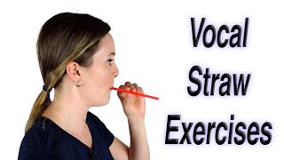 Vocal Straw Exercises SemiOccluded Vocal Tract Voice Therapy [upl. by Zelde]