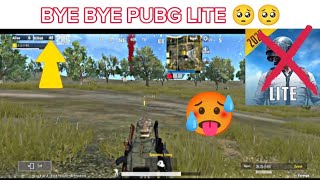 Bye Bye Pubg Mobile Lite 😭💔 The End  0270  Uninstall Pubg Lite 🥹 All Player Cfing Users [upl. by Fatima791]