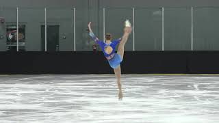 Violet Beckman  Intermediate Women Short Program  2025 Midwestern Sectional Singles Final [upl. by Bartholomew]