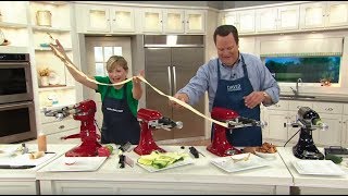 KitchenAid Sheet Cutter Stand Mixer Attachment on QVC [upl. by Aurie108]