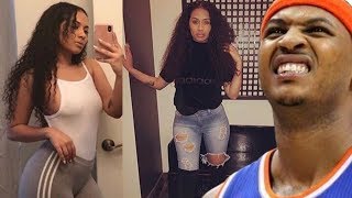 Carmelo Anthony SIDECHICK reveals their baby to the world [upl. by Martino]