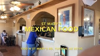 ST MARYS MEXICAN FOOD  TUCSON ARIZONA [upl. by Roche]