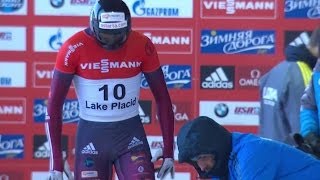 FIBT  Mens Skeleton World Cup 20132014  Lake Placid Heat 2 [upl. by Jeavons849]