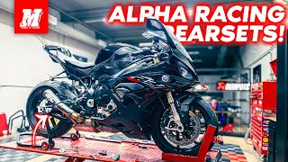 2023 BMW S1000RR Gets Alpha Racing Rear Sets [upl. by Cacilia]