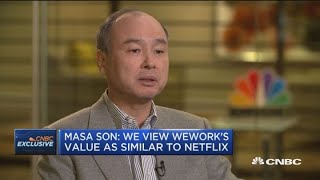 Masa Son on SoftBanks WeWork Investment [upl. by Meibers]