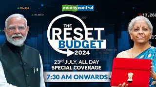 Nirmala Sitharaman’s 7th Union Budget Watch it LIVE on Moneycontrol 730AM onwards on 23rd July [upl. by Gnot]