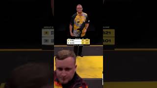 9 DARTER AGAINST LUKE LITTLER 🤯 darts shorts lukelittler [upl. by Harikahs790]