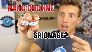 Die kleinste Spionage Drohne der Welt SKEYE Nano Drohne ReviewTest DeutschGerman [upl. by Cogan71]