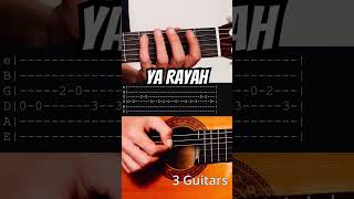 How to play Ya Rayah on guitar with tabs [upl. by Evets]