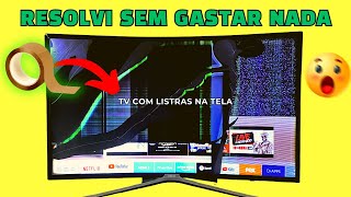 TV com LISTRAS na Tela ou liga mas não Aparece Imagem  2024  tvsemimagem [upl. by Lenehc848]