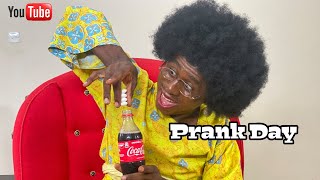 PRANK DAY  AFRICAN HOME  Mc Shem Comedian [upl. by Lindner994]