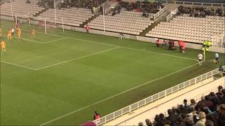 La Liga  Gol de Álex 10 en el Racing de Santander  AD Alcorcón  03112012  J12 [upl. by Tteltrab]