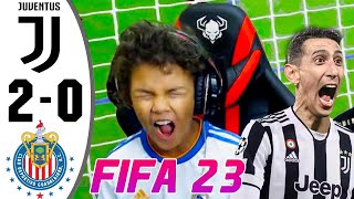 JUVENTUS vs CHIVAS 20 COME NELLA VITA REALE GOL DI GRACA E GOL DI COMPAGNON  FIFA 2223 [upl. by Rehpotsyrk795]