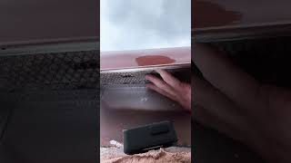 Oddly Satisfying Dryer Vent Roof Vent Screen Clog satisfying diy [upl. by Ileana]