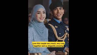 The Most Elegant Royal Couple Prince Mateen and Anisha Rosnah So Cute Together [upl. by Floris573]