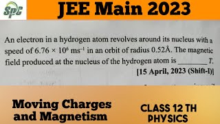 An electron in a hydrogen atom revolves around its nucleus with a speed of 676×10 6 ms in an orbi [upl. by Tomchay]