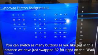 PS4  How to Customise Button Assignments for all Games [upl. by Inoue]