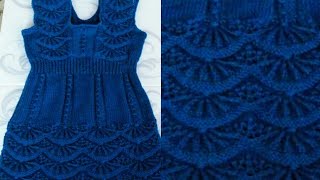 Woolen Frock for 35 Years of KidsDifferent Knitting DesignDesign156 [upl. by Gerrit]