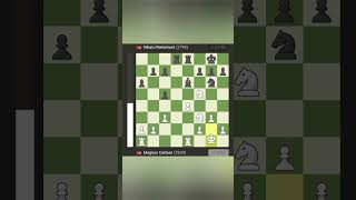 Magnus vs Hikaru Nakamura EPIC Battle Norway Chess 2024 chess shorts shortsfeed subscribe [upl. by Ginzburg491]