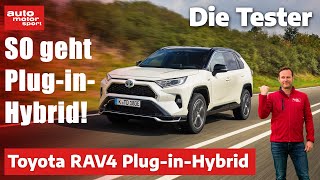 Toyota RAV4 PHEV SO geht PluginHybrid  Test  auto motor und sport [upl. by Jaela]