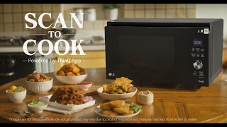 Embrace EaseOfCooking With Scan To Cook  LG Microwave Oven  ThinQ [upl. by Fabrianne]