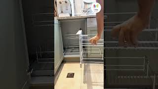 Smart Kitchen Corner Storage Solutions kitchendesign [upl. by Gotthelf]