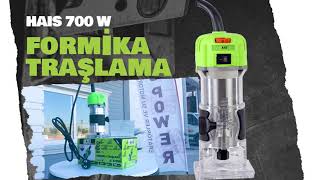 Hais Formika Traşlama Freze Makinası 700 Watt [upl. by Ahsyekal]