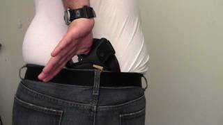 Remora quotFull Sweat Shieldquot IWB Holster Review amp Demo with Ruger SR9c [upl. by Akoek]