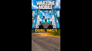 Start using DUAL SMGS in WARZONE MOBILE [upl. by Annahvas]