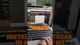 Installing Autocad in MacBook M2 [upl. by Suhcnip]