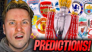 EARLY PREMIER LEAGUE PREDICTIONS [upl. by Pettit352]