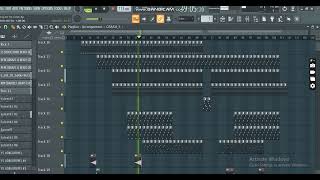 T1 AMAPIANO beatin FL studio [upl. by Ahsrats]