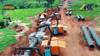 Full Automatic Welding at the AjaokutaKadunaKano AKK Gas Pipeline Project Site [upl. by Liddy]