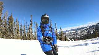 Skiing Breckenridge Peak 10 Cimarron Black Diamond [upl. by Yoo]