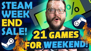 Steam Weekend Sale 21 Great Discounted Games [upl. by Nauqal]